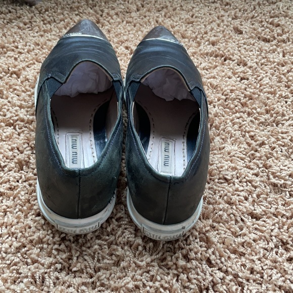 Miu Miu steel toe slip ons - Picture 2 of 3